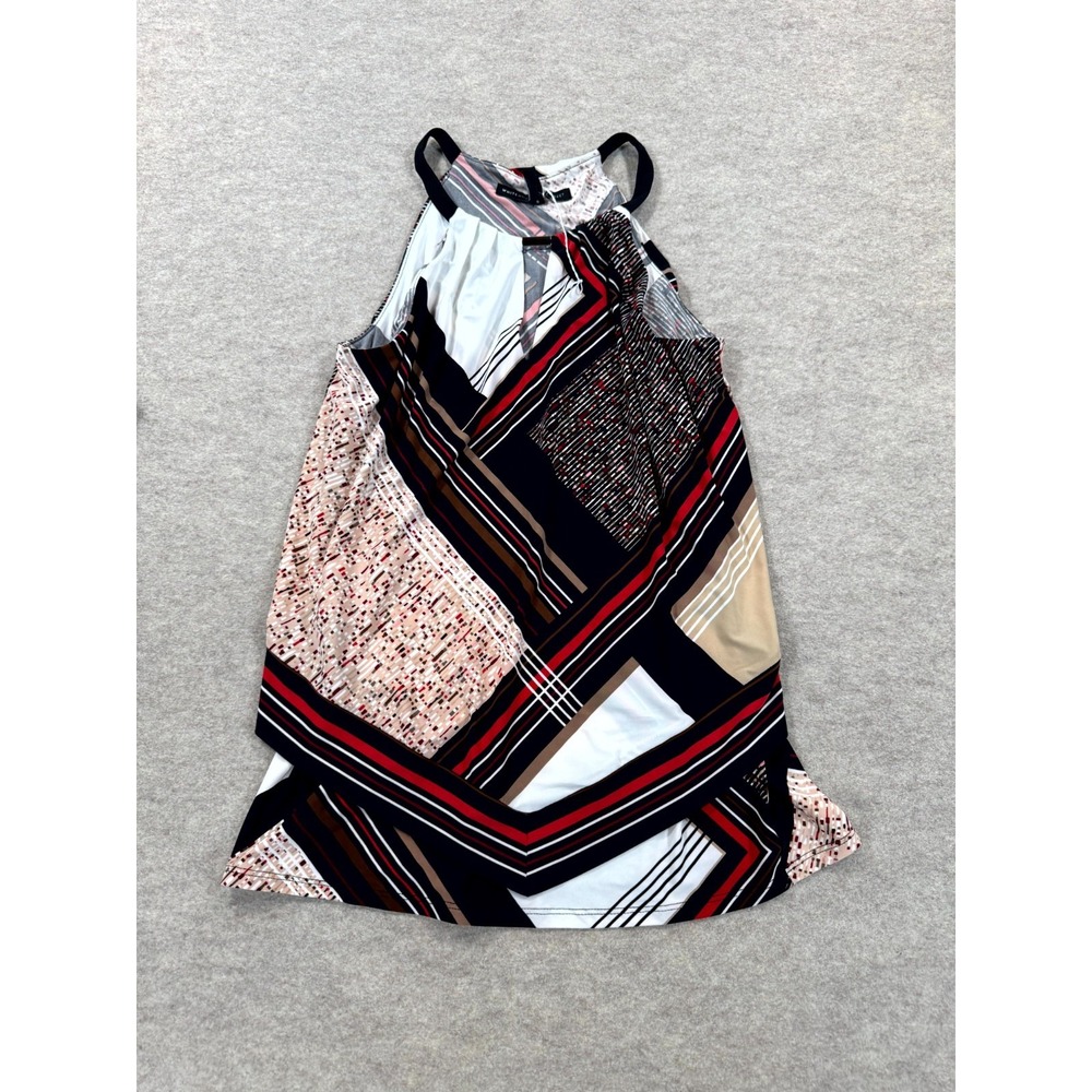 White House Black Market Tokyo Print Date Top Womens S Black Auburn 570181741